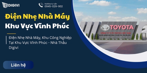 Điện Nhẹ Nhà Máy, Khu Công Nghiệp Tại Khu Vực Vĩnh Phúc - Nhà Thầu Digivi