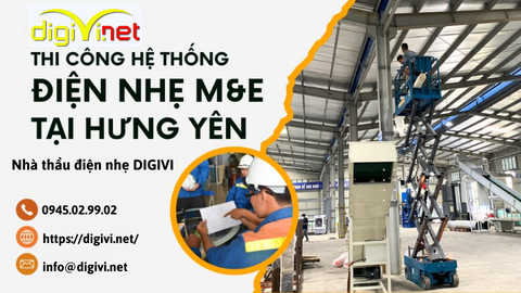 Nhà thầu thi công điện nhẹ tại Hưng Yên