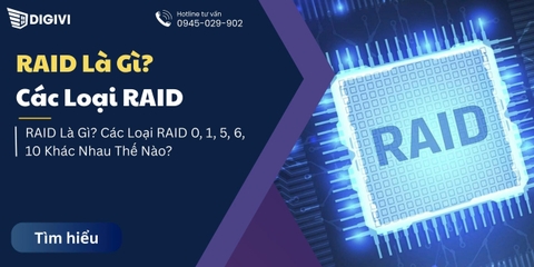 RAID Là Gì? Các Loại RAID 0, 1, 5, 6, 10 Khác Nhau Thế Nào?