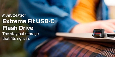 SanDisk ra mắt USB-C Extreme Fit: USB 1TB nhỏ nhất thế giới, tốc độ đọc tới 400MB/s