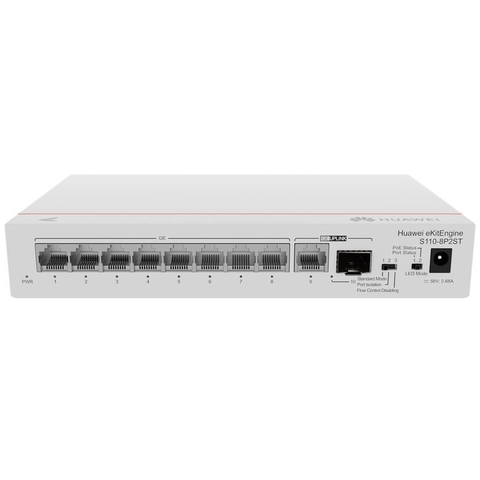 Switch PoE S110-8P2ST Huawei