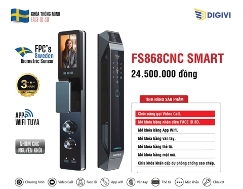 Khóa thông minh FS868CNC SMART
