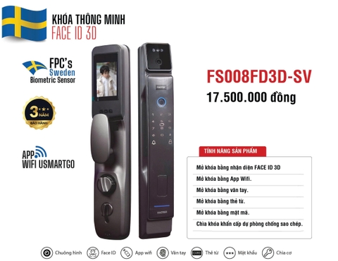 Khóa thông minh FS008FD3D-SV