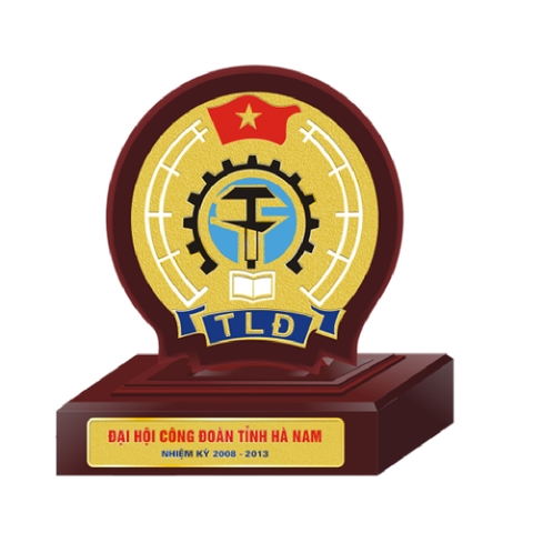 Biểu trưng gỗ đồng ATP - 02