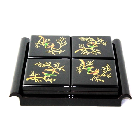 Khay mứt tết sơn mài ATP - 06