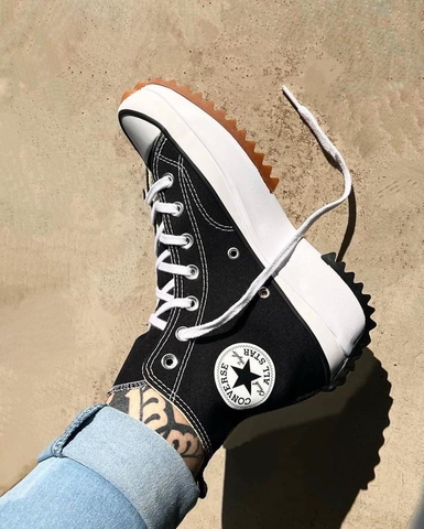 Converse 1970s Run Star Hike cao cổ vải đen CCVD076