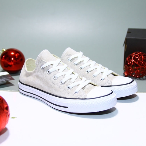 Converse classic thấp cổ da lộn xám CTDX014
