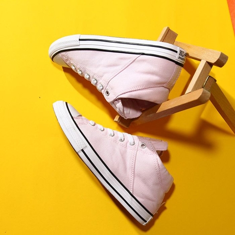 Converse cổ lửng vải hồng CLVH002