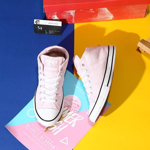 Converse cổ lửng vải hồng CLVH002