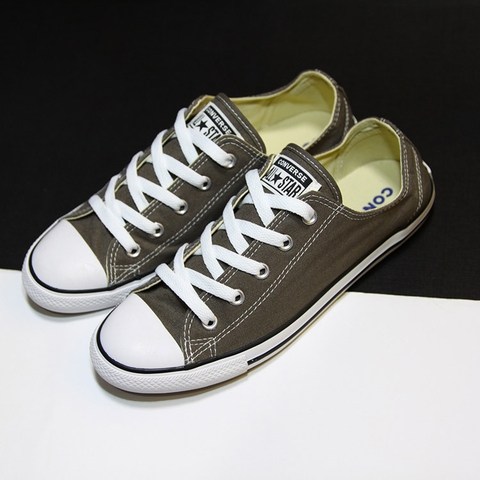 Converse dainty thấp cổ vải xám CTVX053