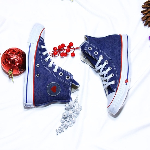 Converse denim cao cổ vải xanh CCVX019