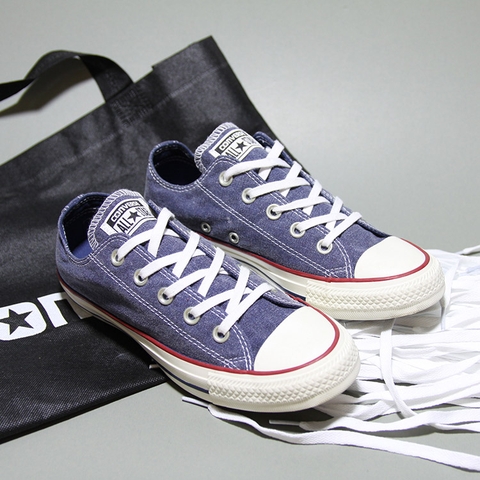 Converse thấp cổ vải xanh jean STONEWASHED CTVX024