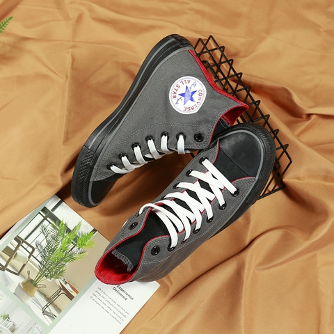 Converse cao cổ vải xám CCVX053