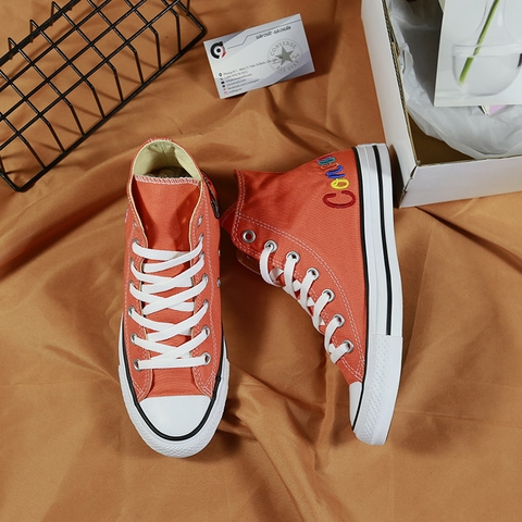 Converse cao cổ vải vàng chính hãng