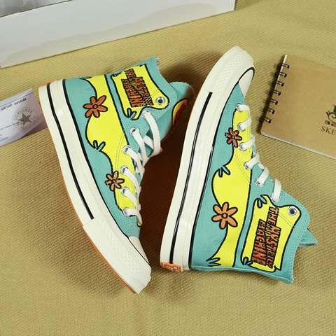 Converse 1970s Scooby Doo cao cổ vải họa tiết CCVH090