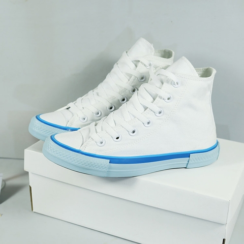 Converse Sunblocked cao cổ vải trắng CCVT055