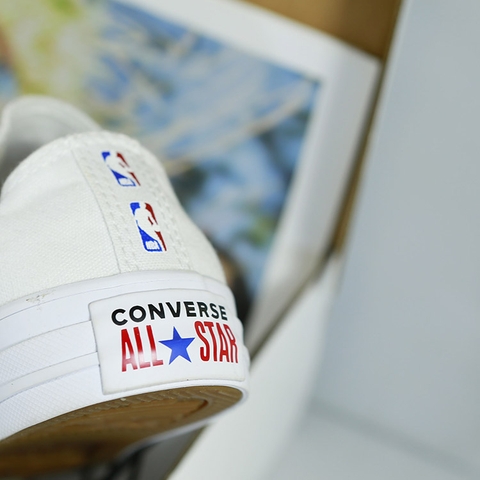 Converse NBA thấp cổ vải trắng CTVT095