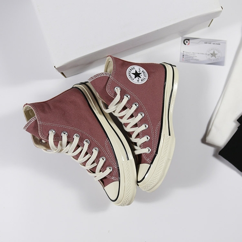 Converse 1970s cao cổ vải nâu CCVN018