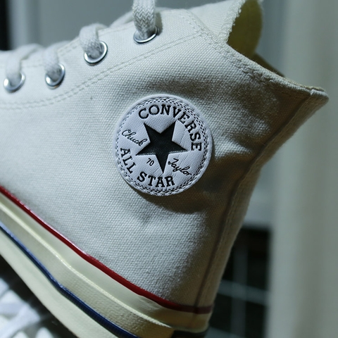 Converse 1970s cao cổ vải trắng CCVT058