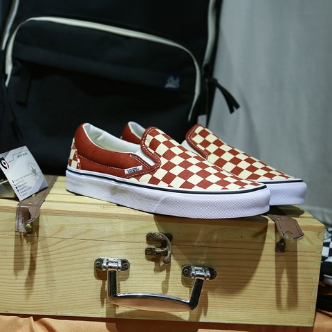 Vans checker board slip-on