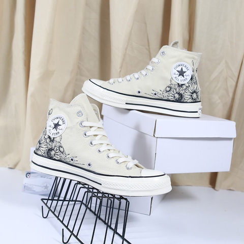 Converse cao cổ vải họa tiết CCVH103