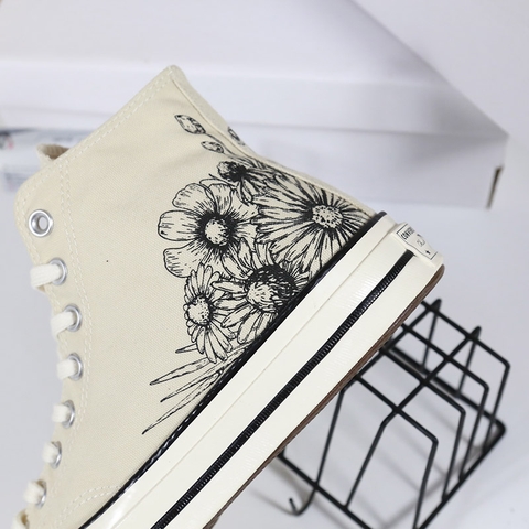 Converse cao cổ vải họa tiết CCVH103