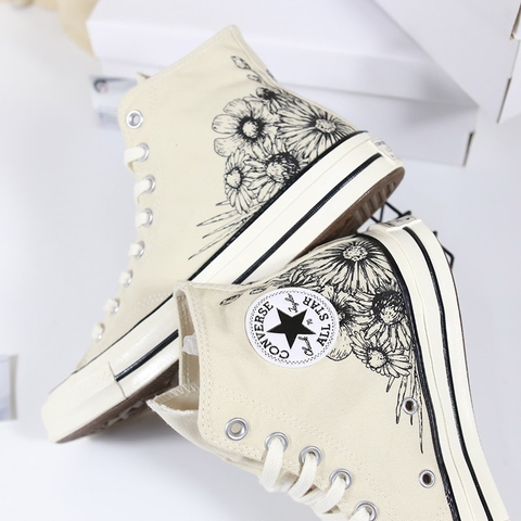 Converse cao cổ vải họa tiết CCVH103