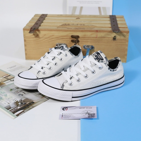 Converse thấp cổ vải trắng CTVT105