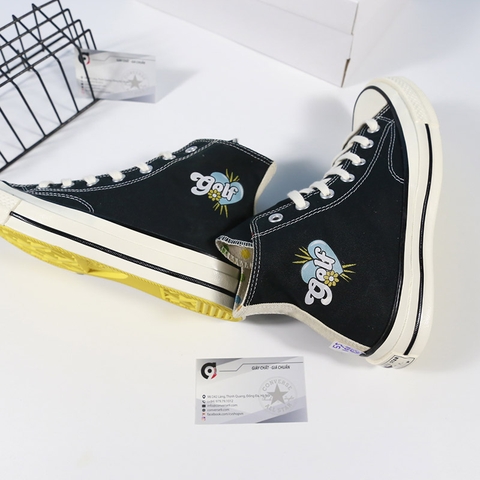 Converse x Golf Wang 1970s cao cổ vải đen CCVD082