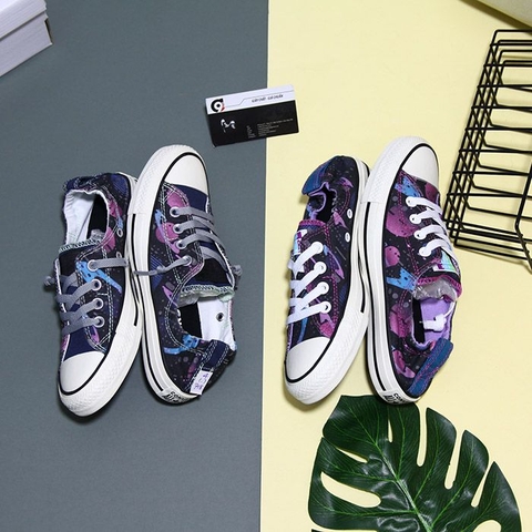 Outlet Converse shoreline thấp cổ vải họa tiết CTVH086