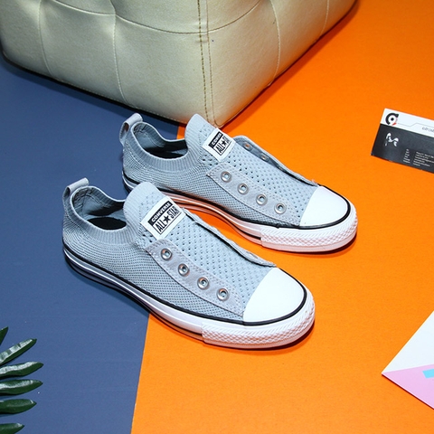 Converse shoreline knit thấp cổ vải ghi CTVG10 Converse shoreline knit thấp cổ vải ghi CTVG10
