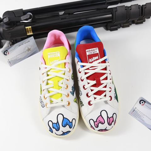 Adidas Stan Smith thấp cổ vải họa tiết DTVH001