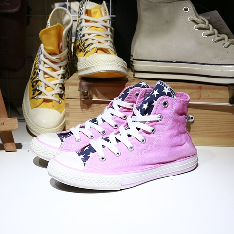 Outlet Converse cao cổ vải hồng COUT201