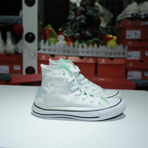 Outlet Converse cao cổ vải trắng COUT125