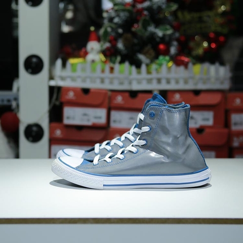 Outlet Converse rubber cao cổ da xám COUT143