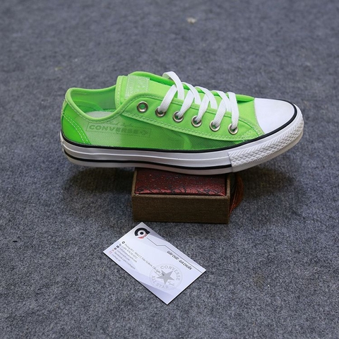 Outlet Converse See Thru thấp cổ vải xanh CTVX074