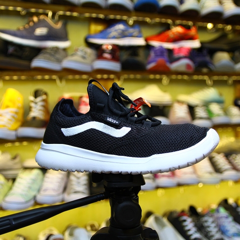 Vans thấp cổ vải đen VTVD008