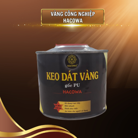 500 ml keo dát vàng gốc PU Hacowa