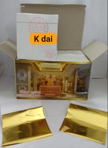 Lá vàng Đế Vương K dai (hộp 2000 lá)