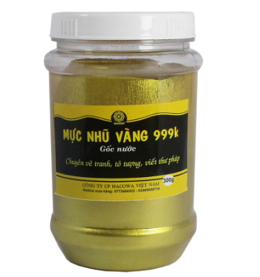 Nhũ vàng 999k gốc nước (300g)
