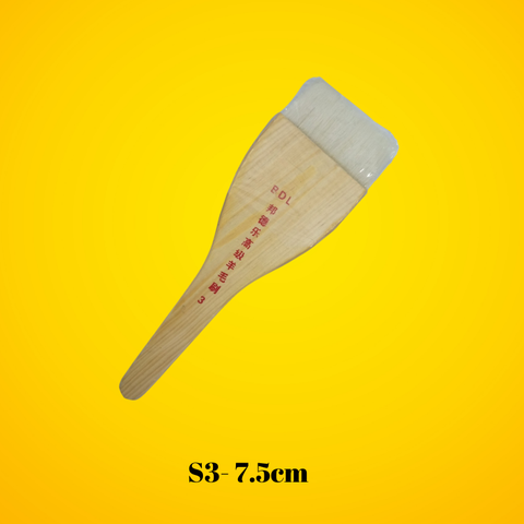 Chổi đầu vuông- lông dê tổng hợp - S3'' (7.5cm)