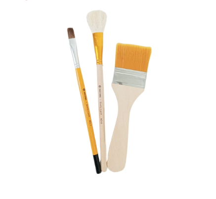 Combo 2 chổi cọ vàng (cán vàng S7, S7 cước, thỏ S6)