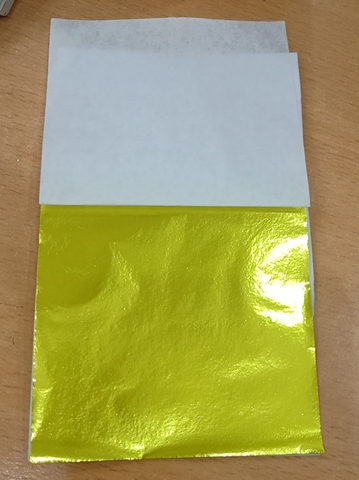 500 lá vàng chanh khổ 9cm