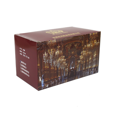 Lá vàng B giòn Đế vương (hộp đỏ 2 quỳ - 2000 lá)