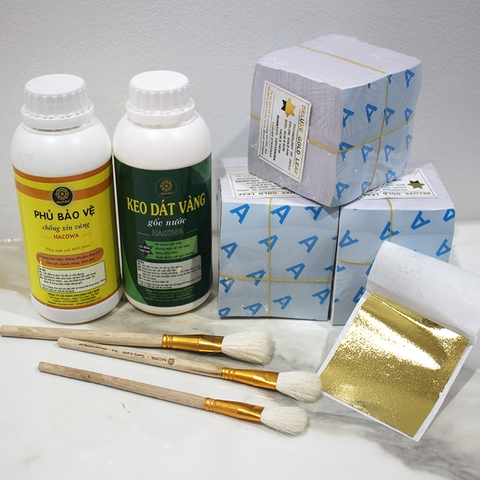 Combo 3000 lá A Nhật kèm đủ phụ kiện dát hoa quả, thạch cao, xi măng