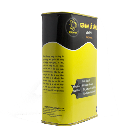 Keo dát vàng Hacowa gốc PU (1kg) + kèm tinh màu pha keo