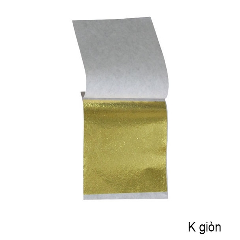 Lá vàng K giòn (9*9cm)