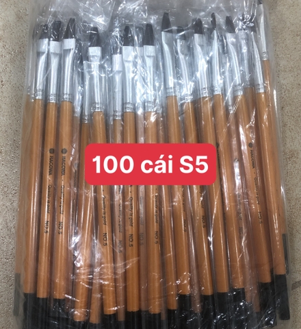 100 bút cán vàng đầu bằng S5