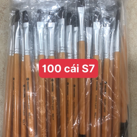 100 bút cán vàng đầu bằng S7