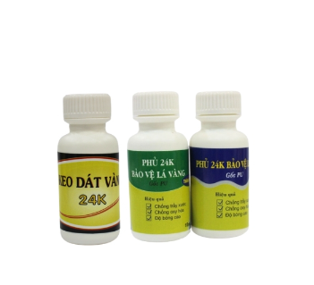 Combo keo phủ 24k bộ 30ml